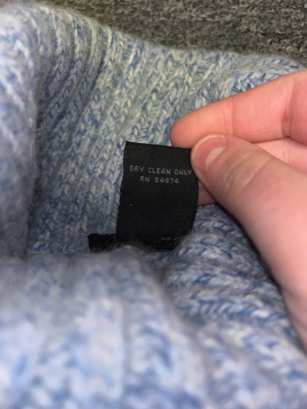 The Limited Vintage Angora Lambswool Turtleneck Sweater - Picture 5 of 6
